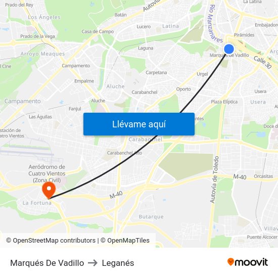 ¿Qué zona es Marqués de Vadillo?